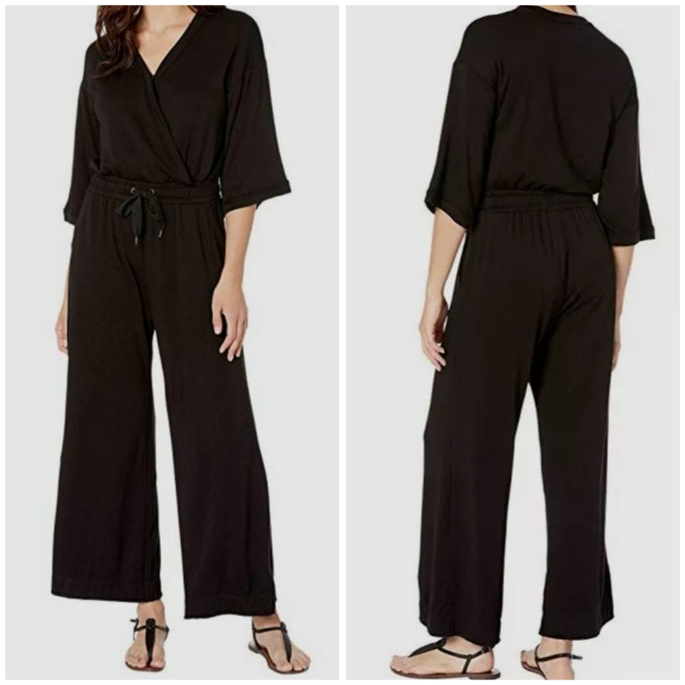 Tribal black stretchy jumpsuit size M